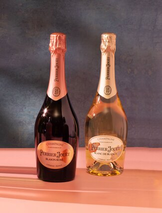 A Perrier-Jouët Blason Rosé Ecobox and Perrier-Jouët Formafantasma.