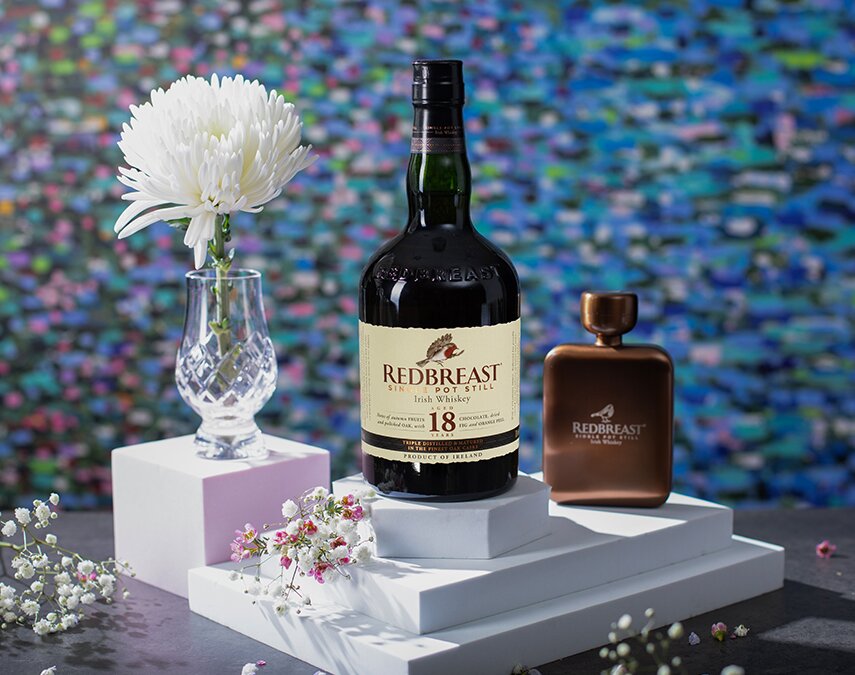 A bottle of Redbreast 18 Year Old.