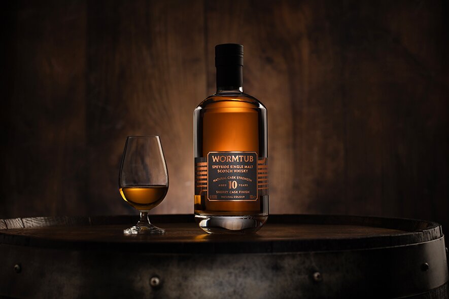 A bottle of Wormtub Batch 8. 