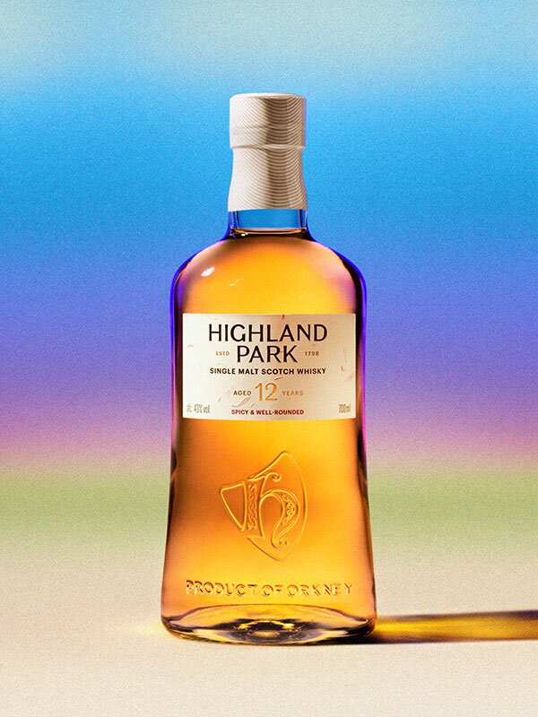 A bottle of Highland Park 12 Year Old