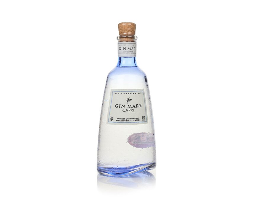 A bottle of Gin Mare Capri