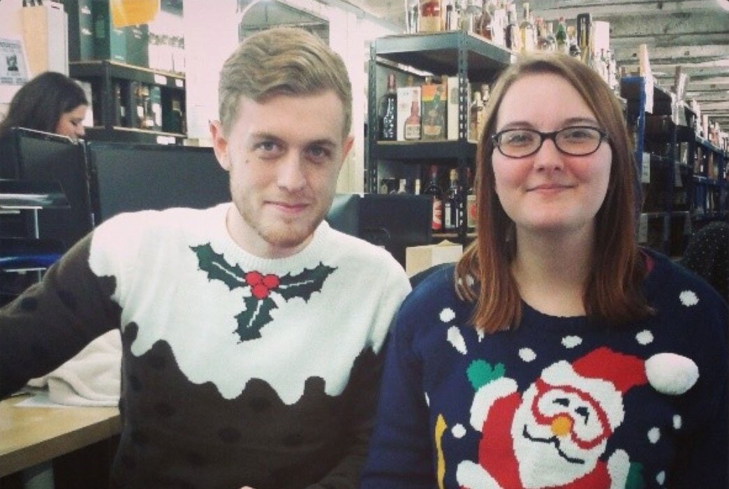 Fresh faced Thomas and Jade from Master of Malt customer service