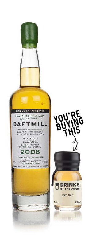 Daftmill 2008 (cask 025/2008) - Single Cask (MoM) 3cl Sample
