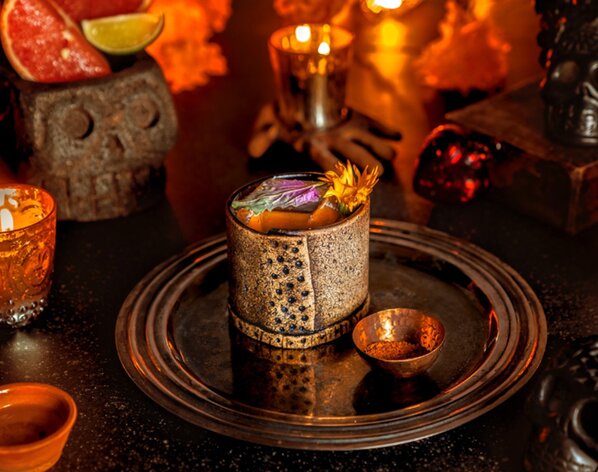 The Ofrenda Del Maguey Mezcal cocktail.