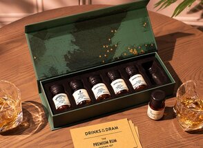 Rum tasting set of samples