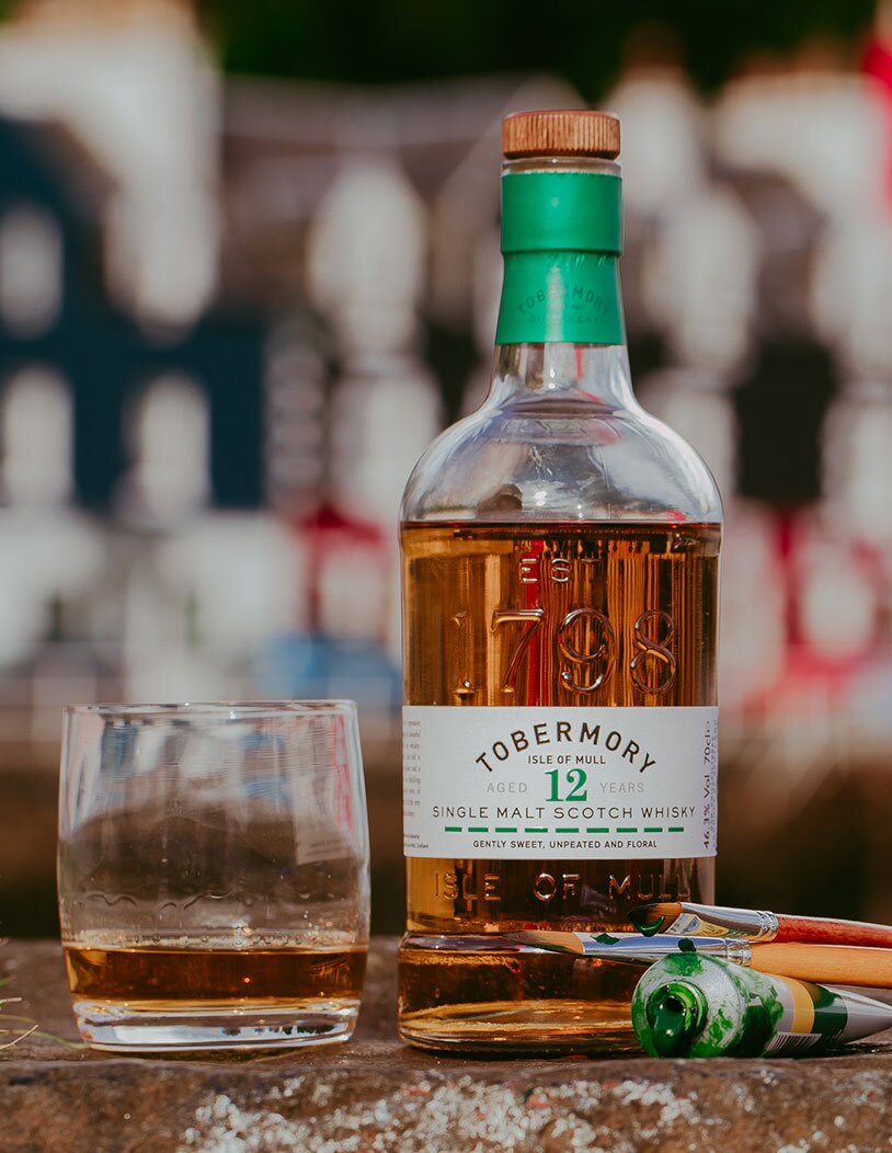 A bottle of Tobermory 12 Year Old.