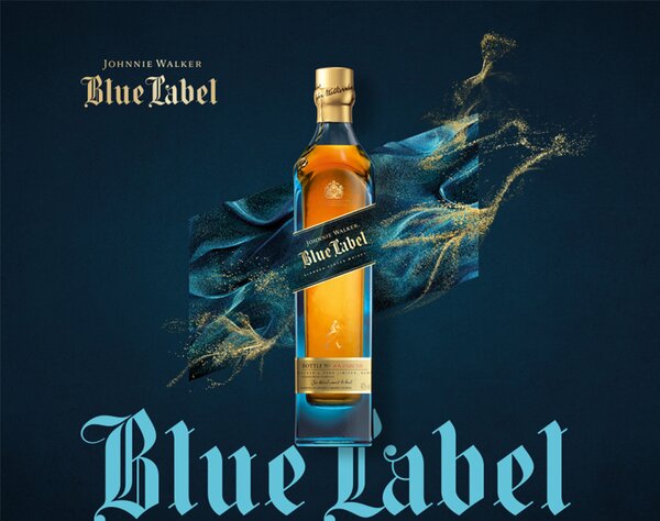 Johnnie Walker Blue Label artwork