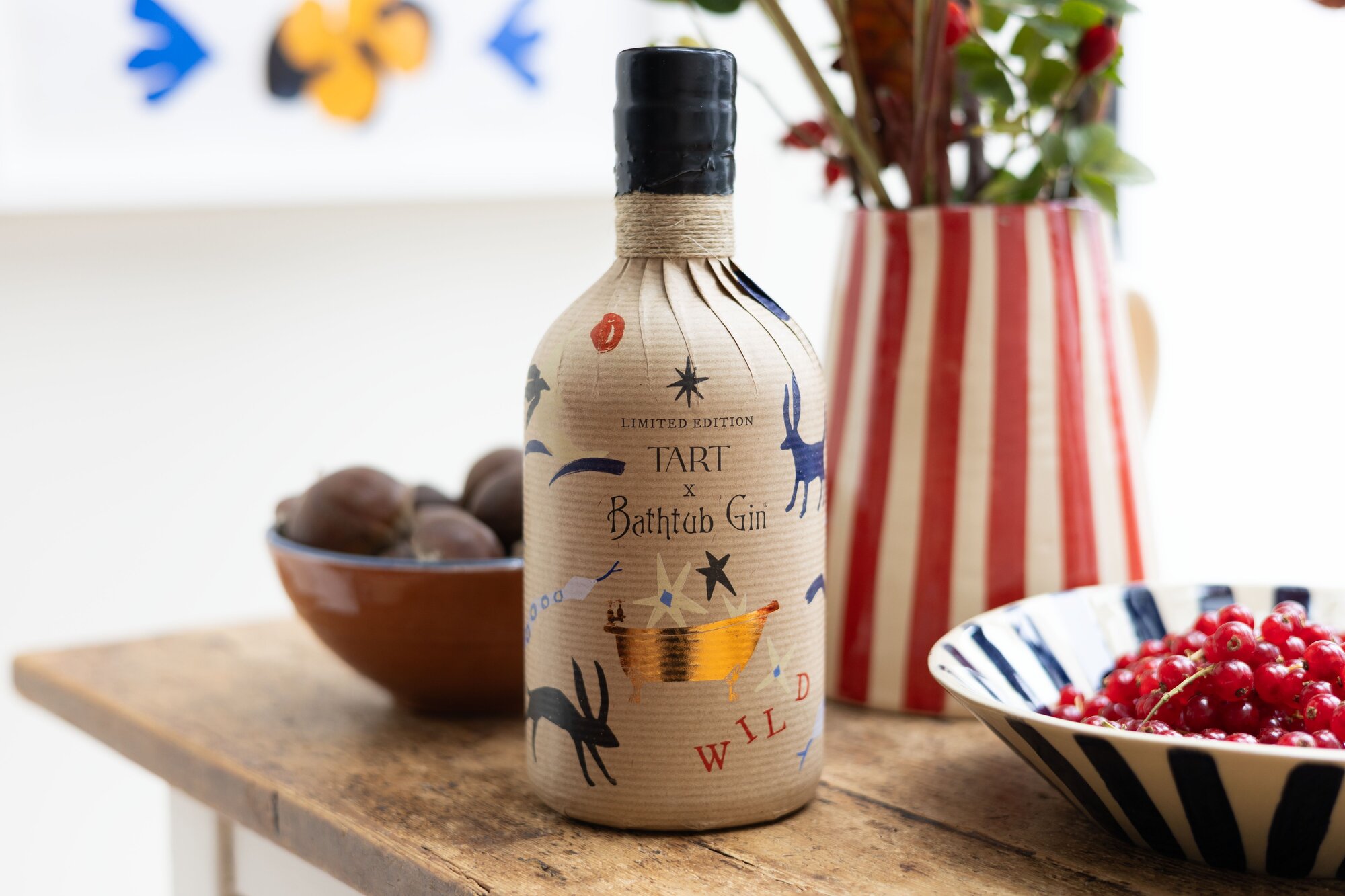 A bottle of Bathtub Gin.