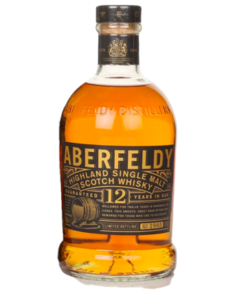 Aberfeldy 12 Year Old whisky bottle