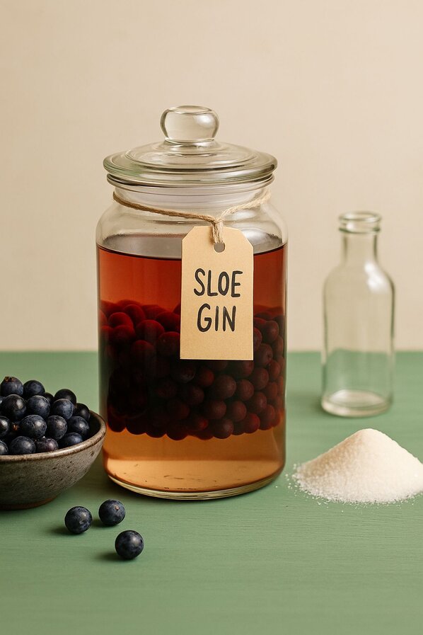 Neutral Grain Spirit Italian inspired sloe gin