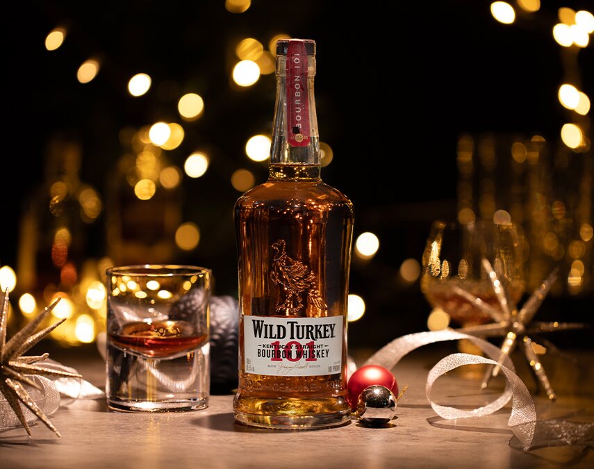 A bottle of Wild Turkey 101.