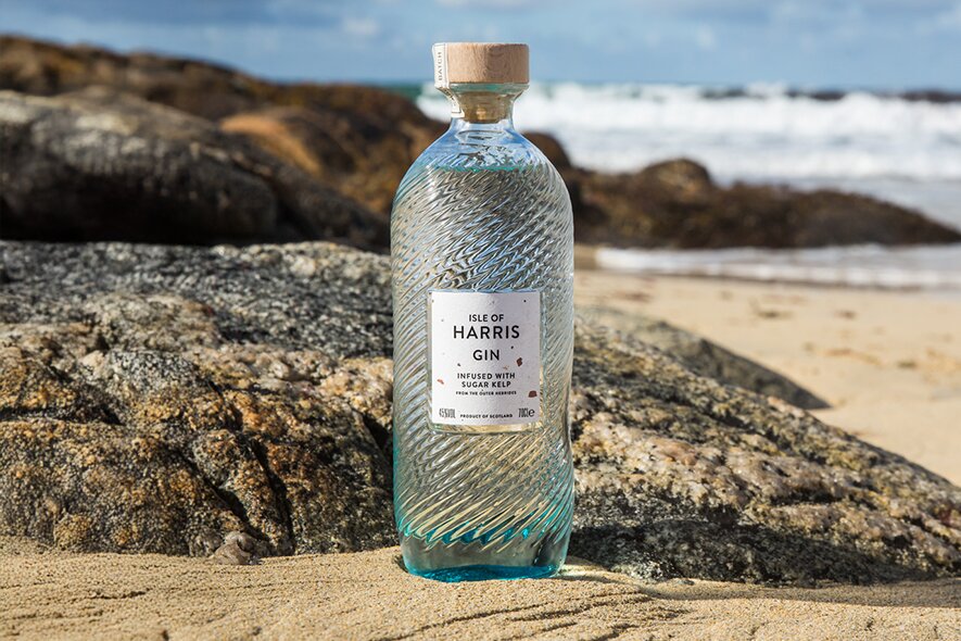 A bottle of Isle of Harris Gin.