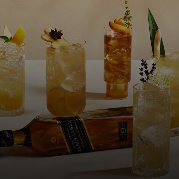 Johnnie Walker highball cocktails