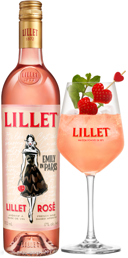 Lillet Rose Emily in Paris Limited Edition with Gift with purchase
