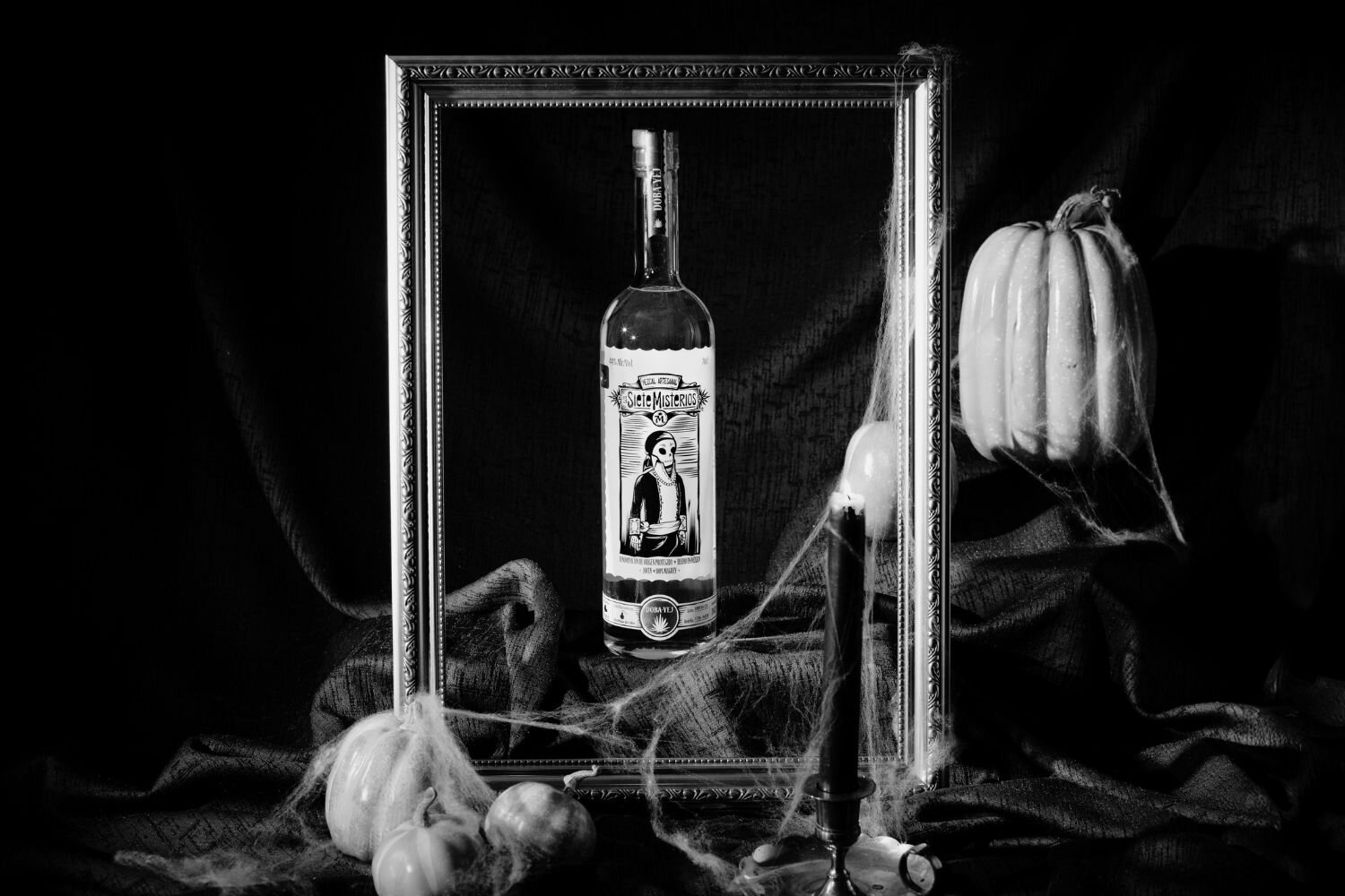 A bottle of Los Siete Misterios Doba-Yej.