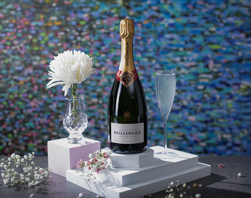 A bottle of Bollinger Special Cuvée.