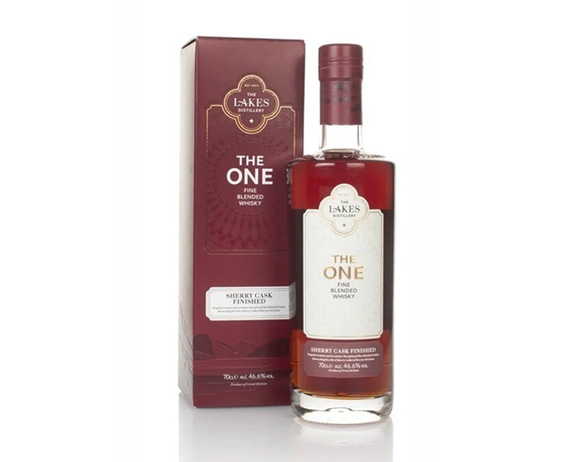 A bottle of The One Sherry Cask Finished