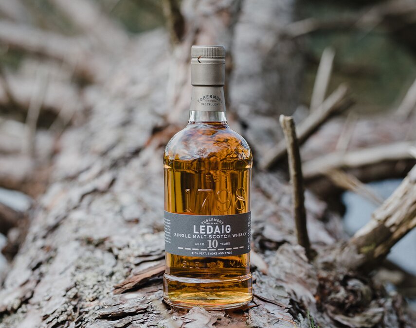 A bottle of Ledaig 10 Year Old.