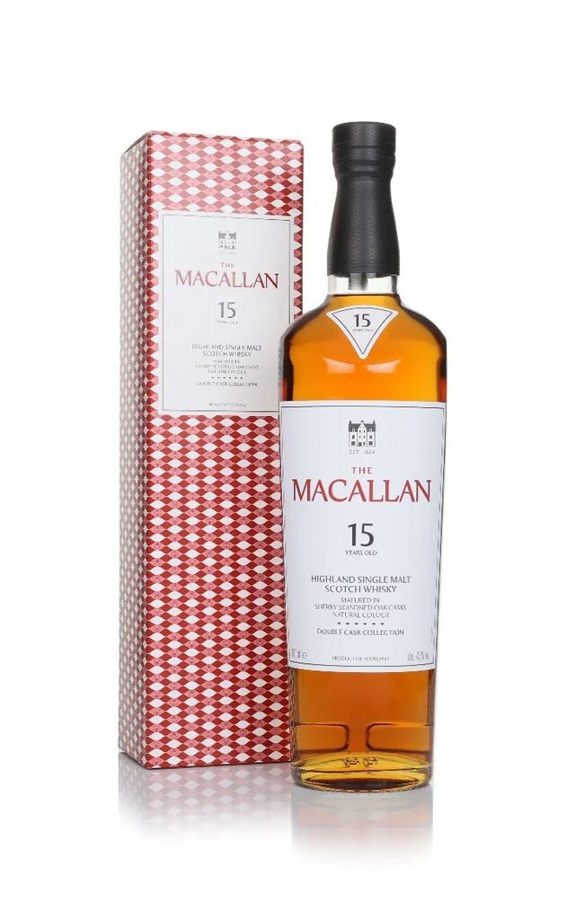 A bottle of The Macallan Double Cask 15