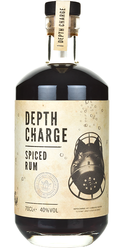 Depth Charge Spiced Rum bottle