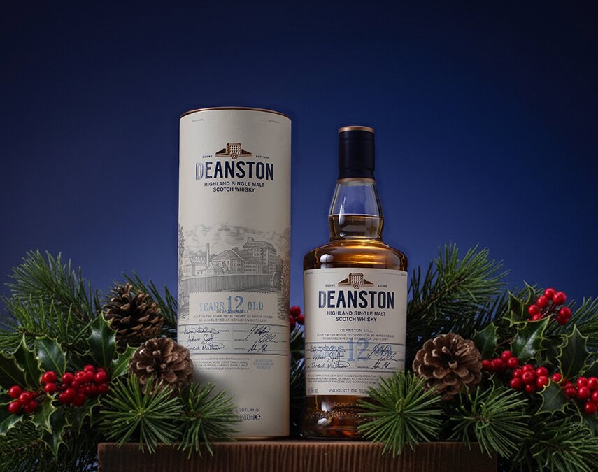 A bottle of Deanston 12 Year Old