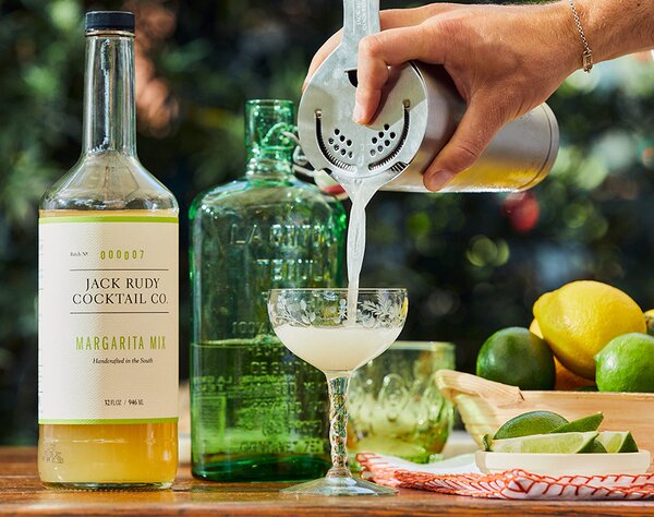 A Jack Rudy Margarita cocktail.