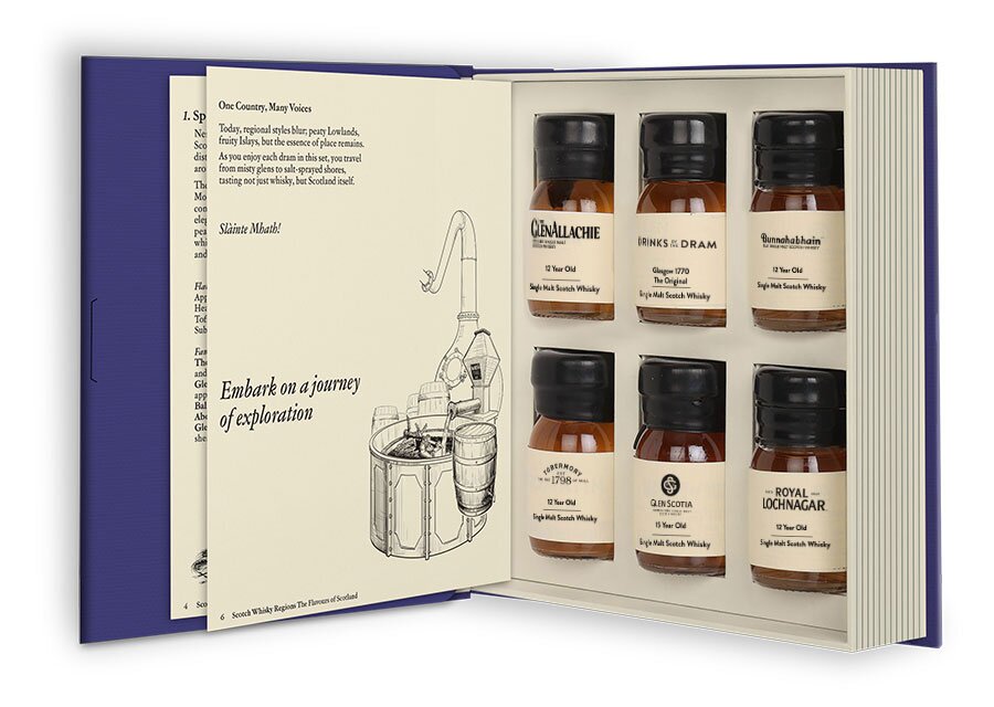 The Scotch Whisky Regions Book, open