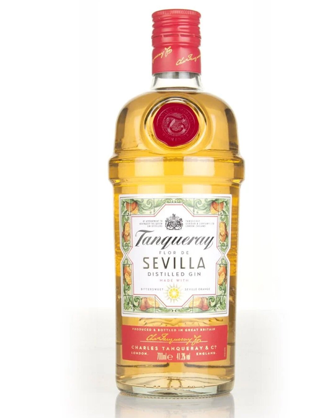 A bottle of Tanqueray Sevilla
