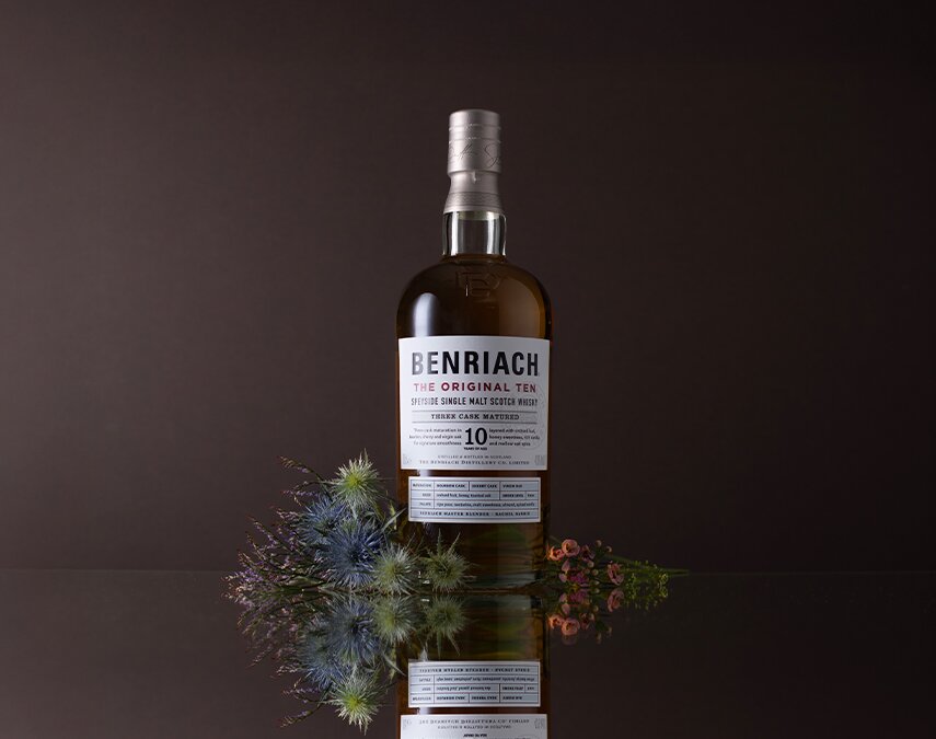 A bottle of Benriach The Original Ten.