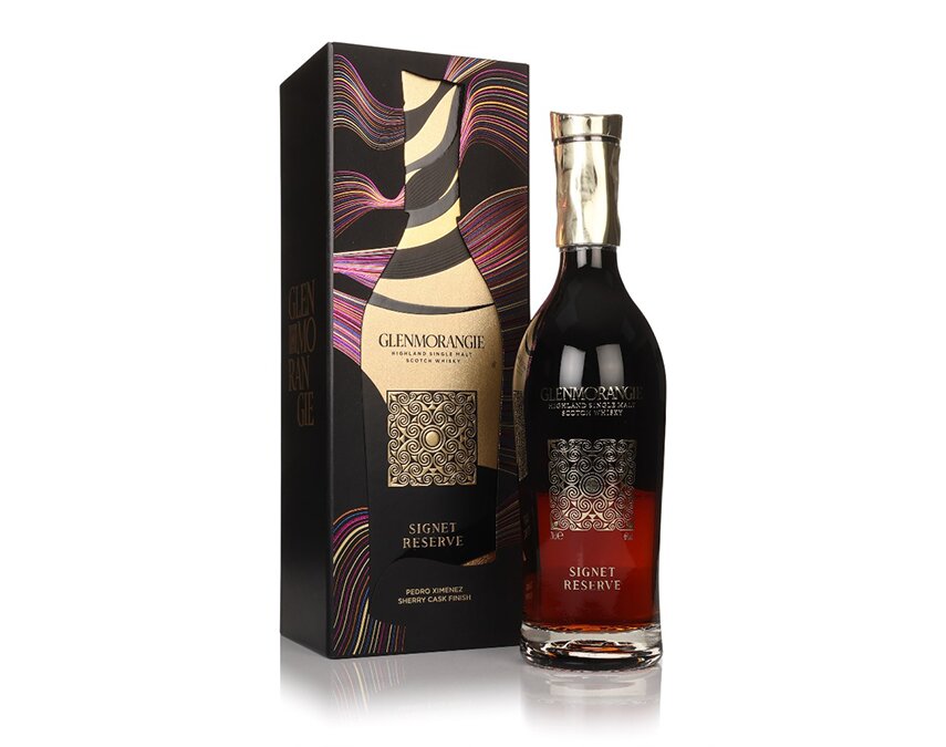 A bottle of Glenmorangie Signet Reserve