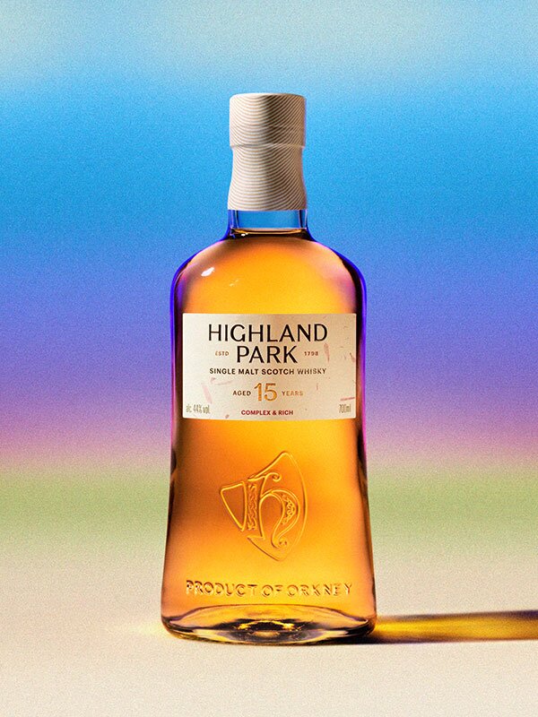 A bottle of Highland Park 15 Year Old