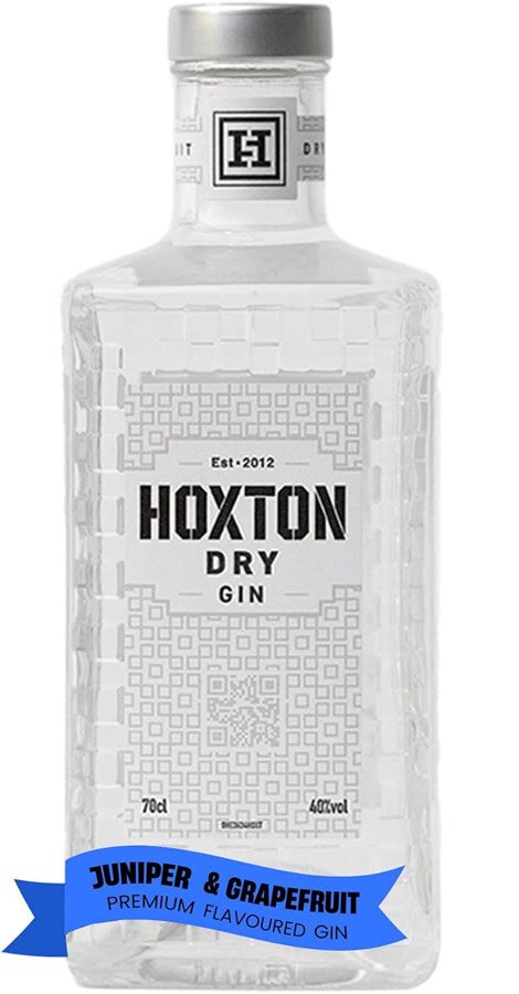 A bottle of Hoxton Dry Gin