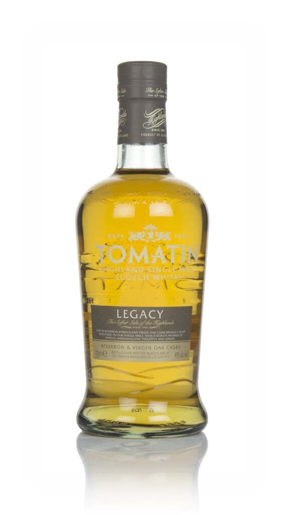 A bottle of Tomatin Legacy 70cl Whisky