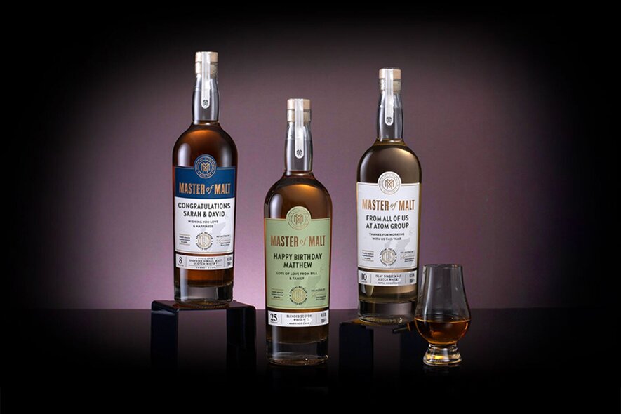 Personalised whisky from Master of Malt.