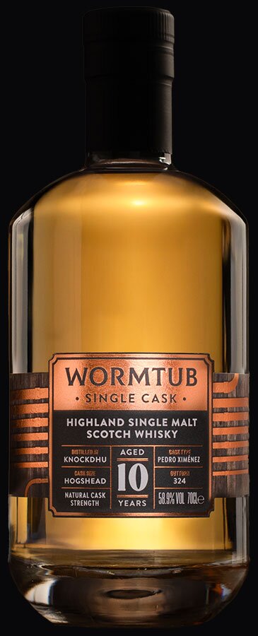 Wormtub Single Cask - Knockdhu 10 year old