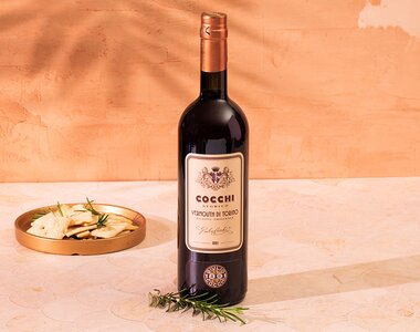 A bottle of Cocchi Storico Vermouth di Torino.