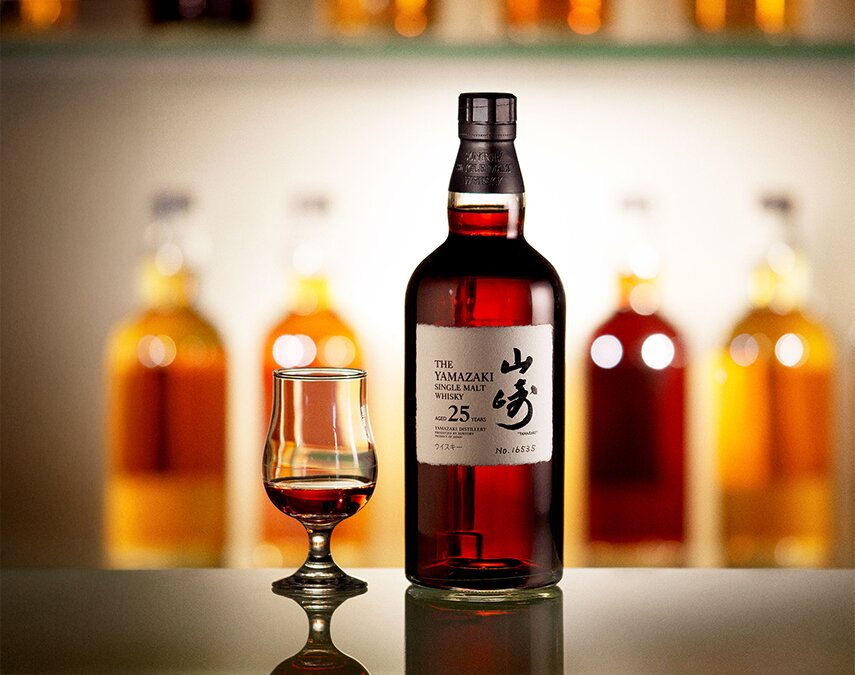 A bottle of Yamazaki 25 Year Old
