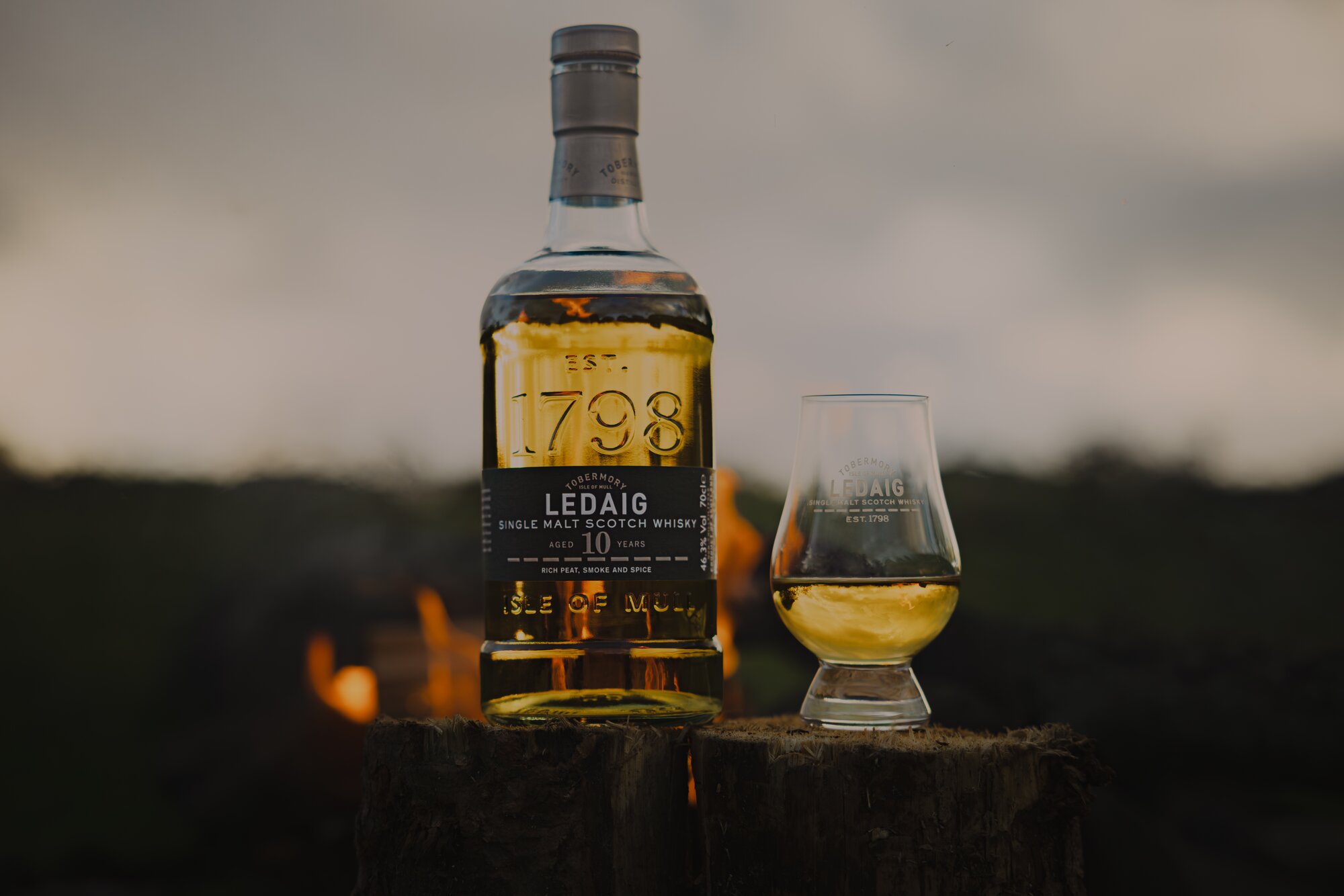 A bottle of Ledaig 10 Year Old