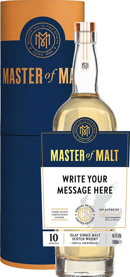 Personalised whisky - 10 Year Old Islay Single Malt Scotch Whisky
