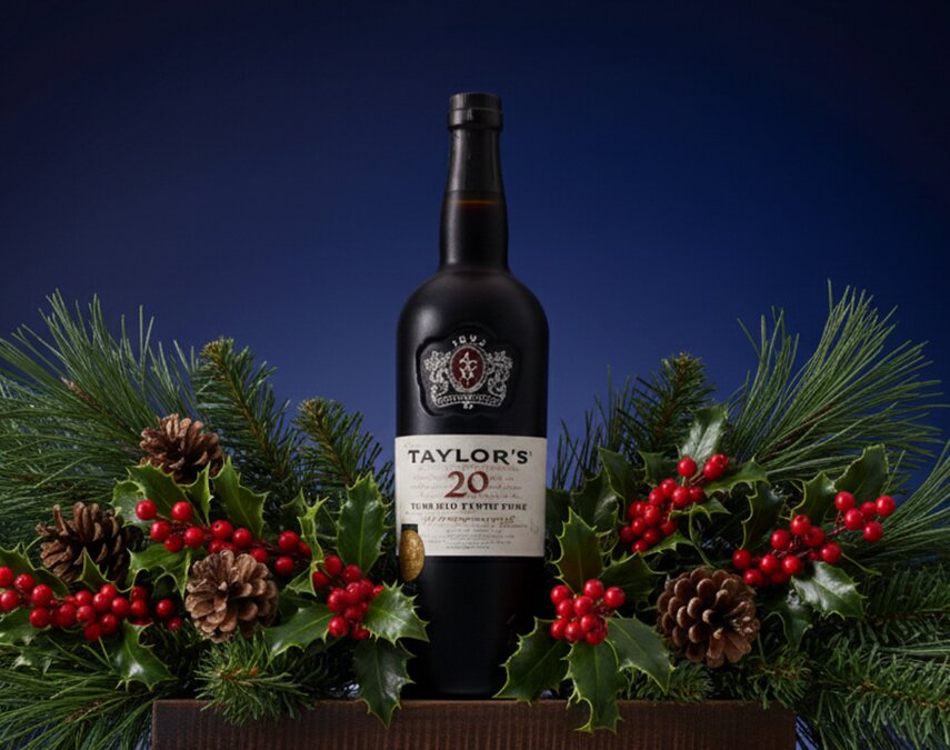 A bottle of Taylor's 20 Year Old Tawny Port