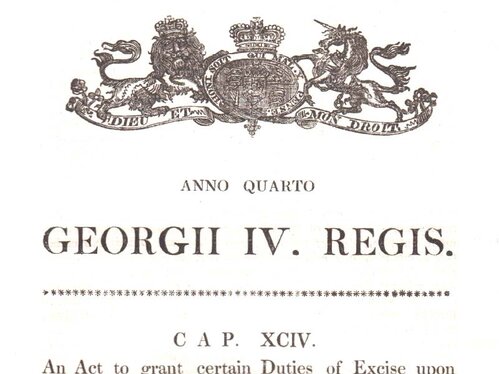 The 1823 Excise Act