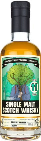 Boutique-y 11 Year Old Single Malt Scotch Whisky Bottle