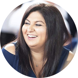 Roshni, creator of the Christmas Punch Cocktail