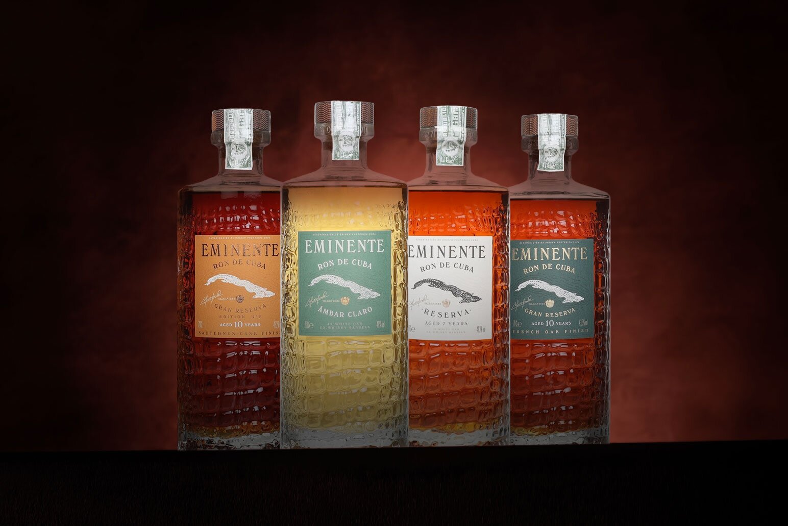 Eminente rum collection (4x bottles)