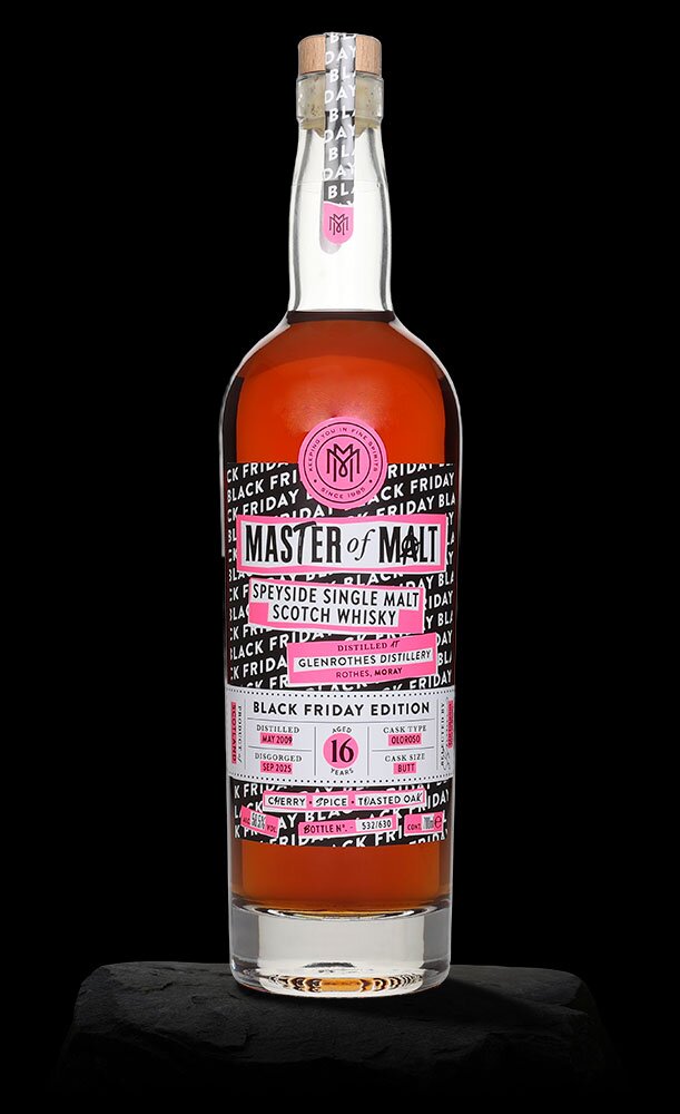 Black Friday Speyside 16 Year Old Master of Malt Bottling