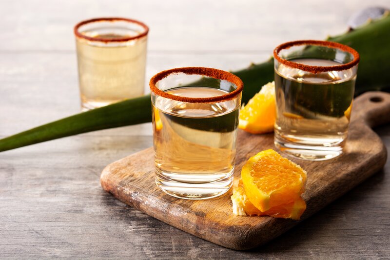 Mezcal shots