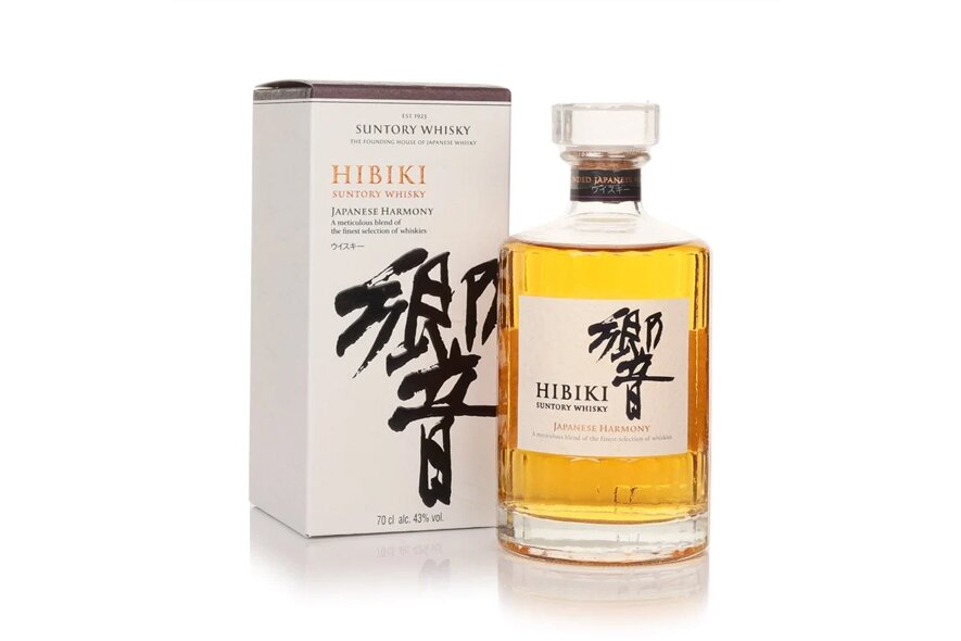 A bottle of Hibiki Japanese Harmony