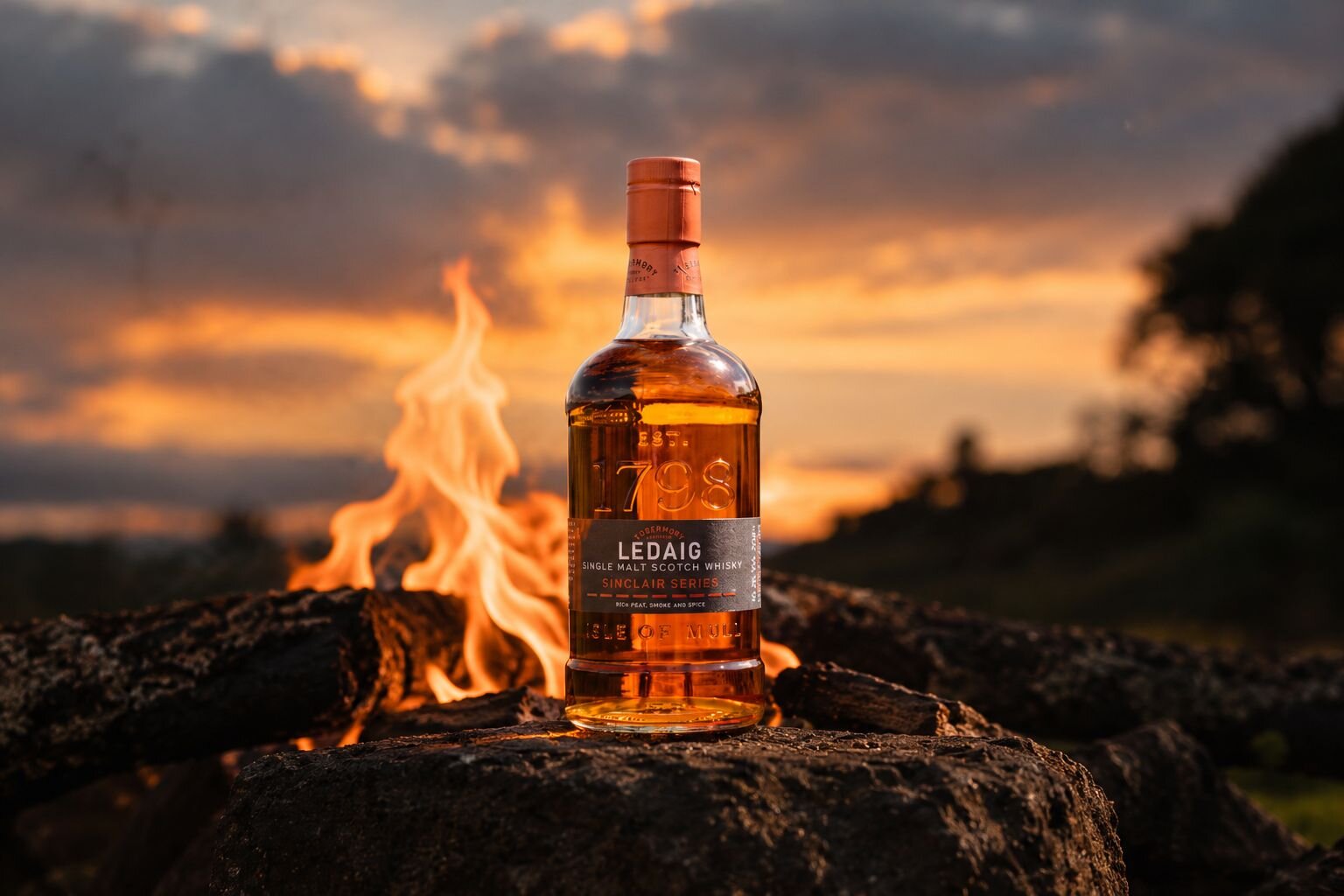 A bottle of Ledaig Rioja Cask Finish - Sinclair Series