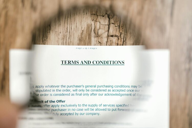Master of Malt consumer terms of business