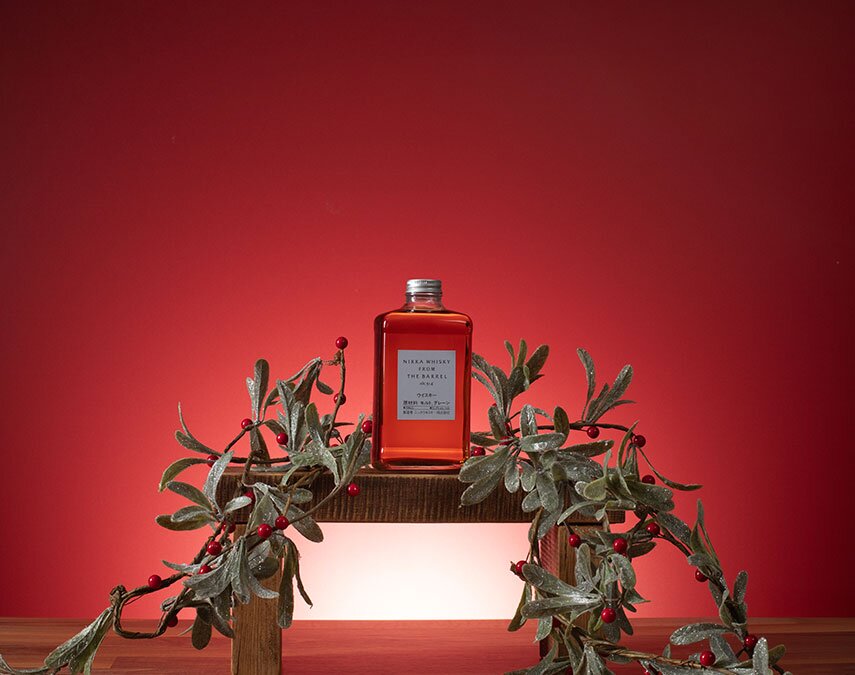 A bottle of Nikka Whisky From The Barrel